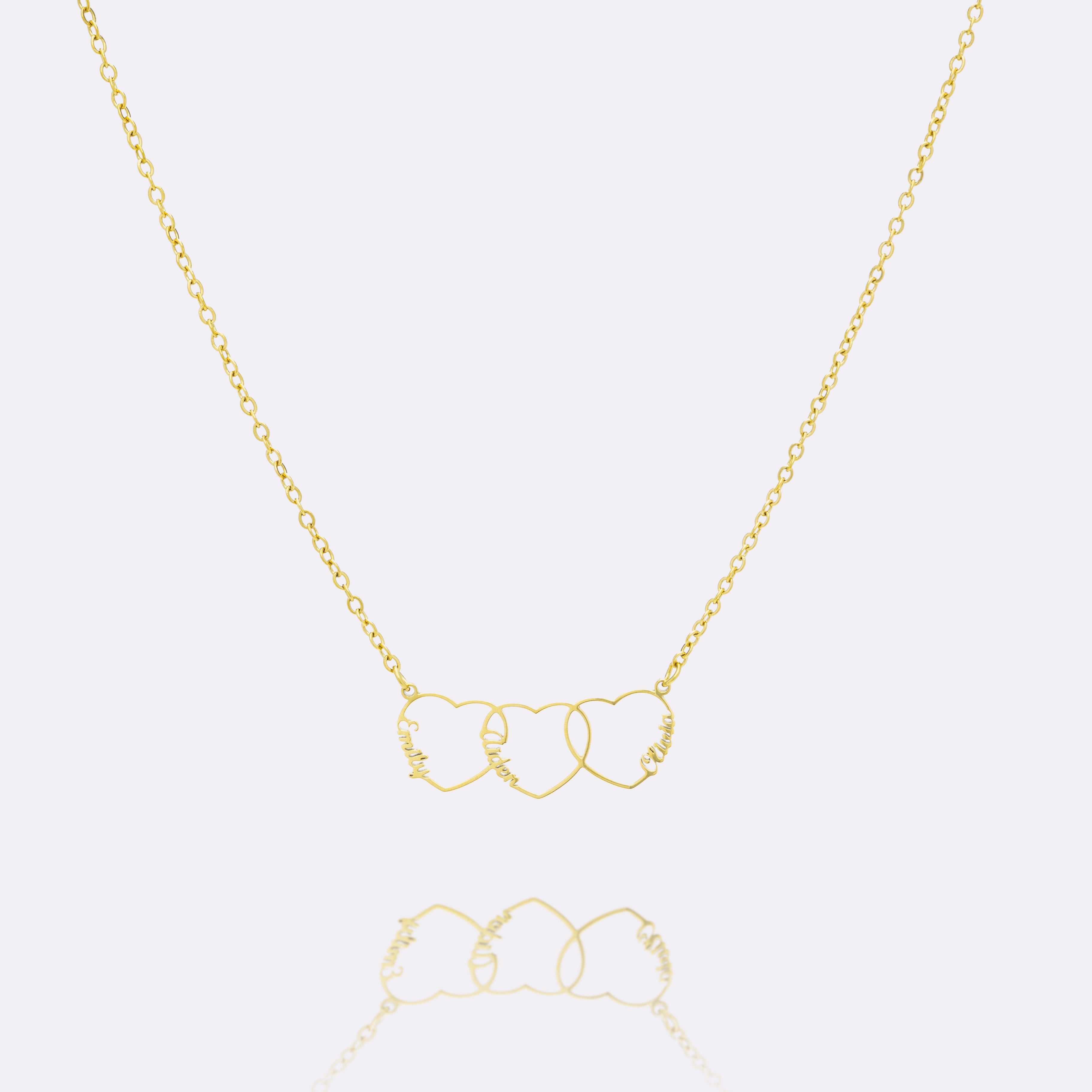 Collar Personalizado con Nombre en Forma de Corazón