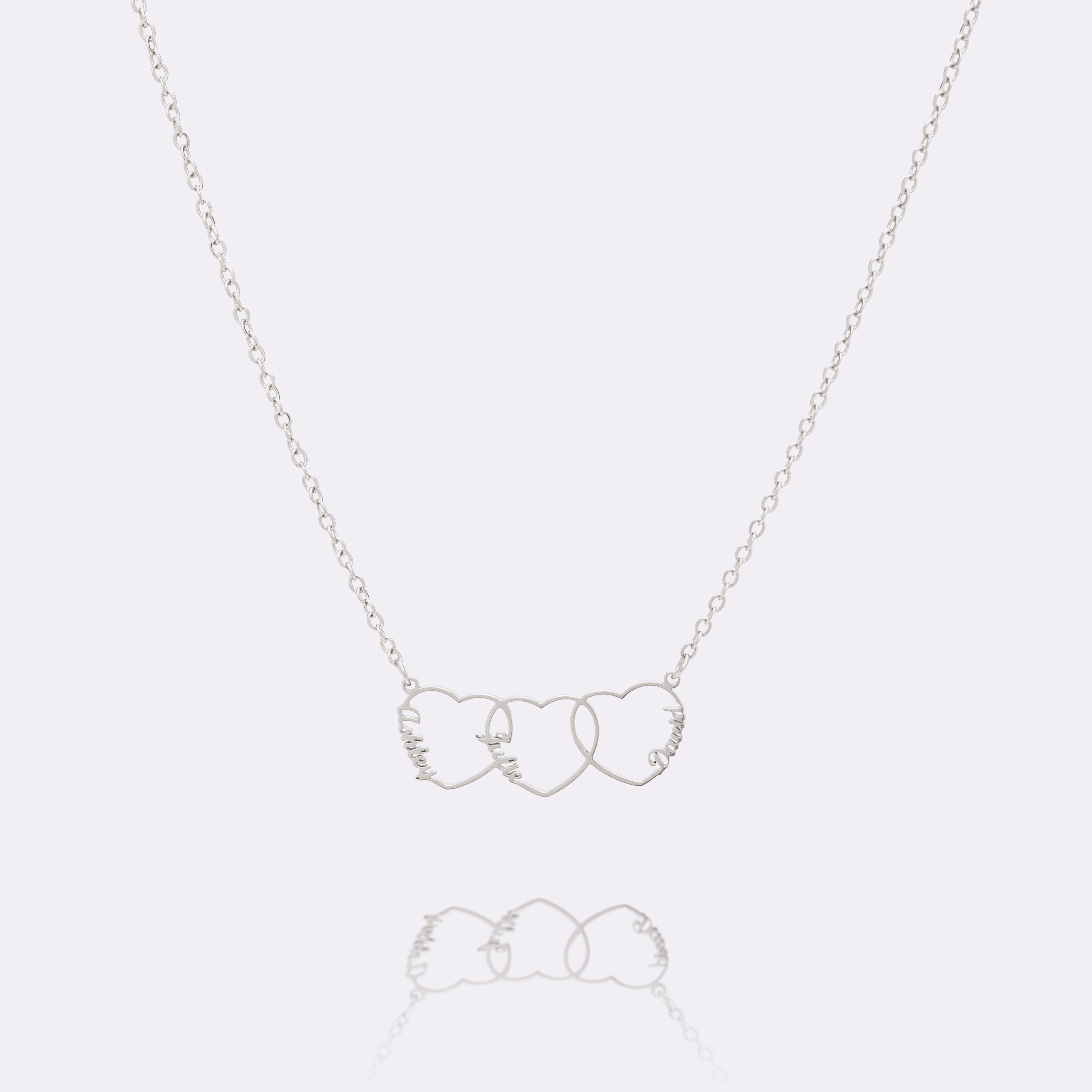 Collar Personalizado con Nombre en Forma de Corazón