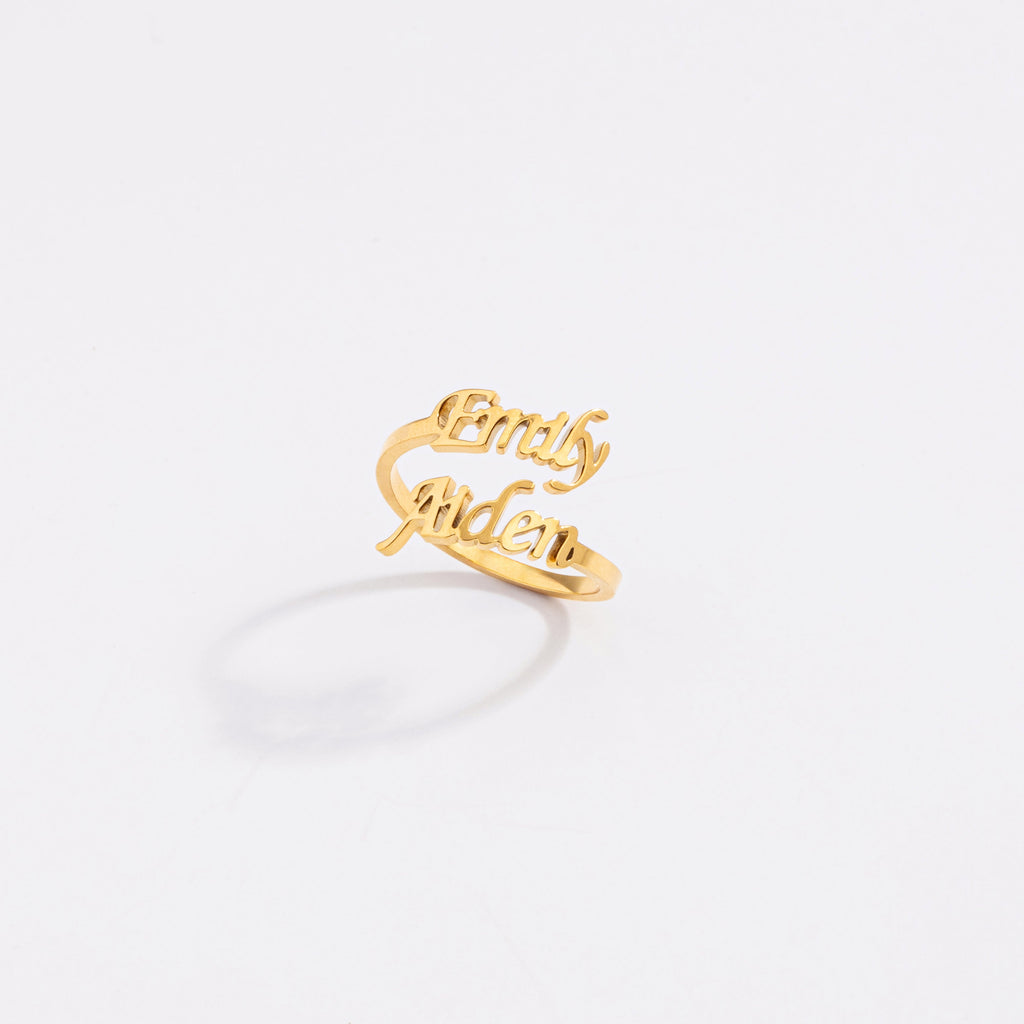 Anillo de Nombre Personalizado