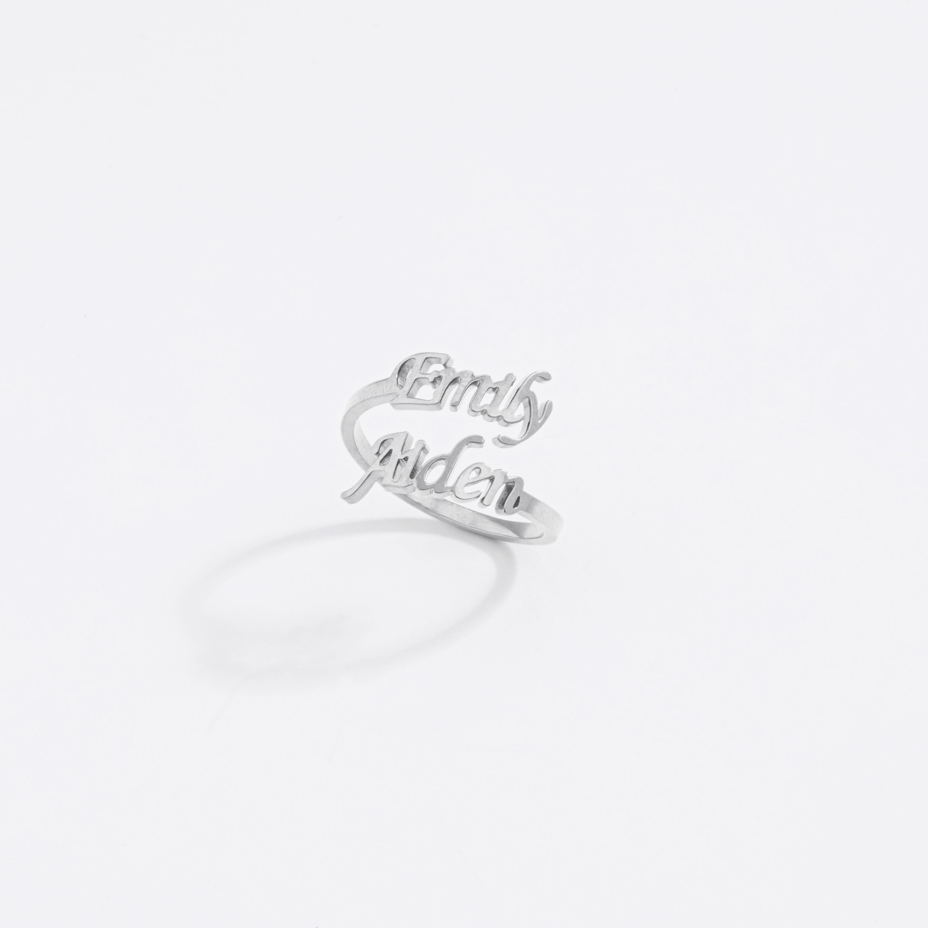 Anillo de Nombre Personalizado