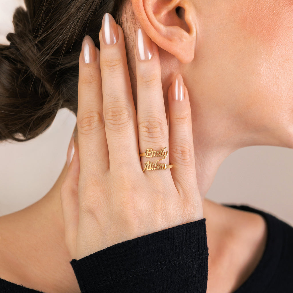 Anillo de Nombre Personalizado