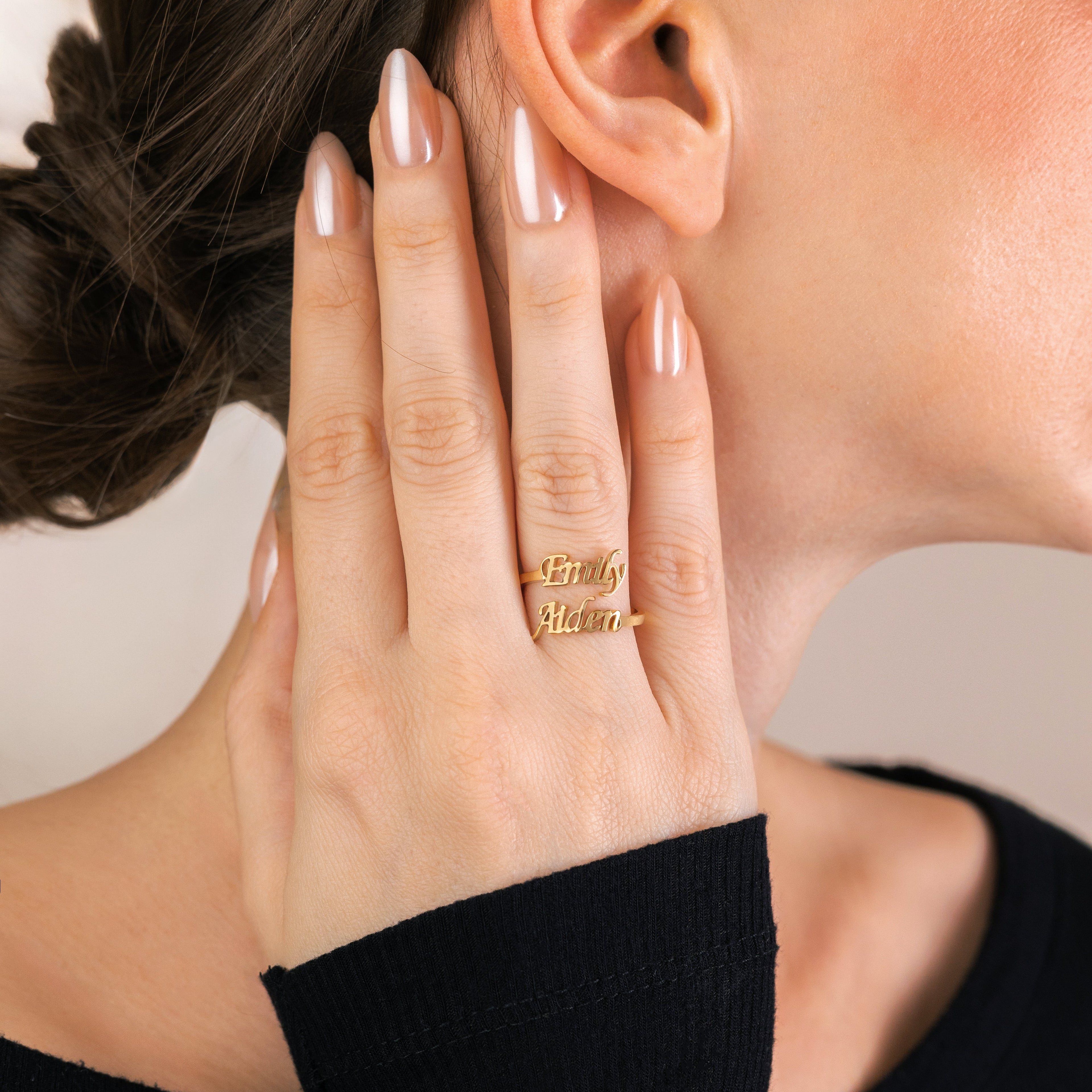 Anillo de Nombre Personalizado