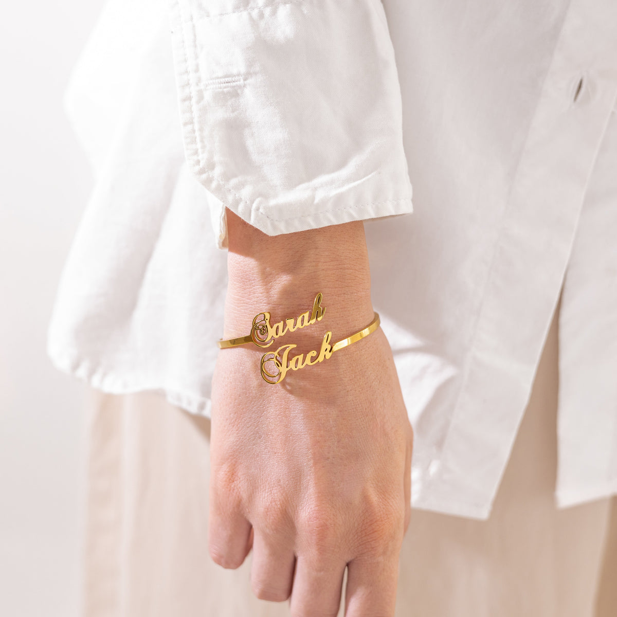 Pulsera Personalizada con Dos Nombres