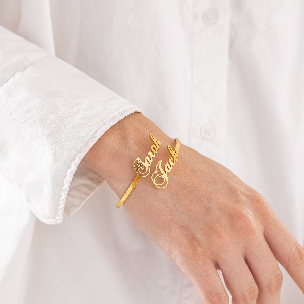 Pulsera Personalizada con Dos Nombres