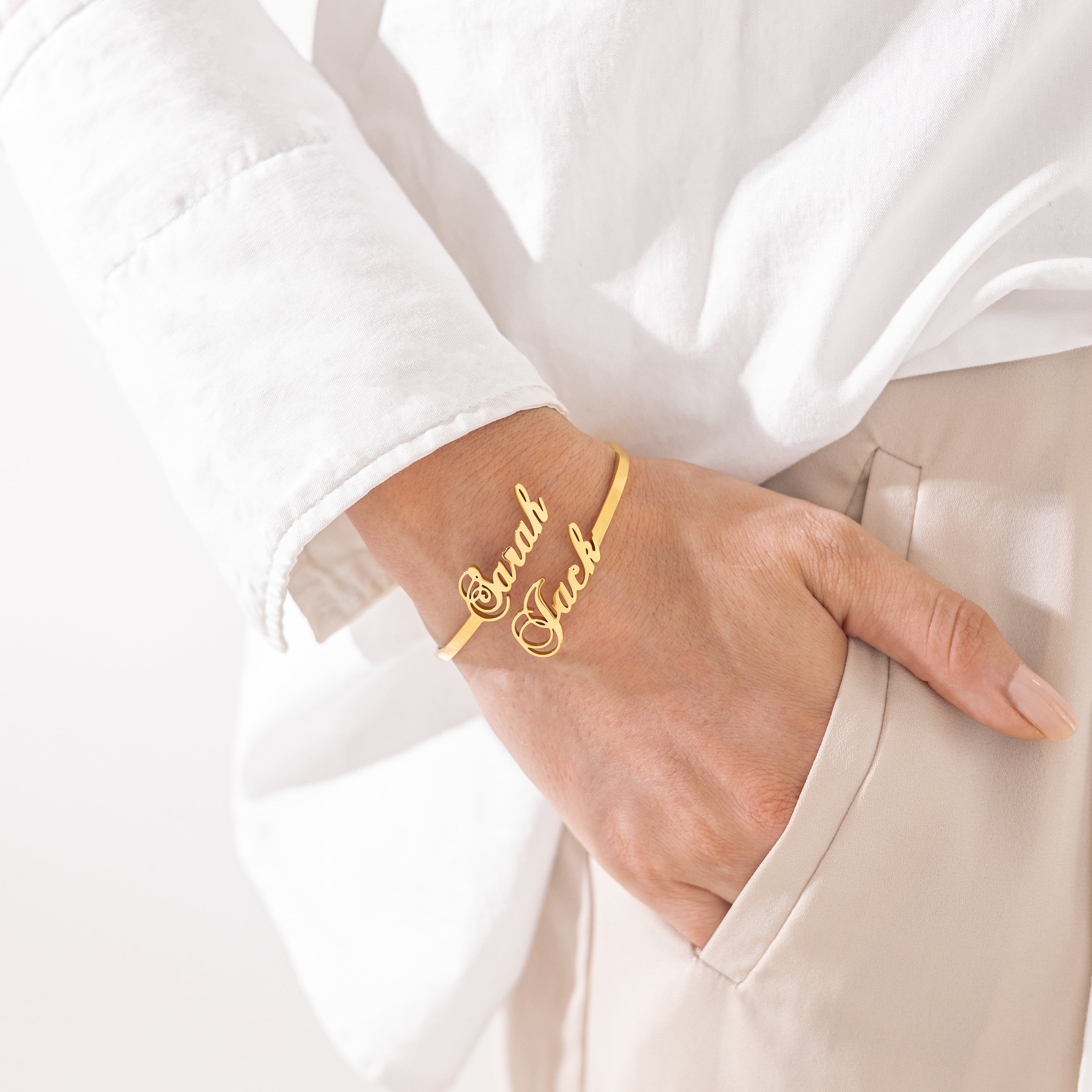 Pulsera Personalizada con Dos Nombres