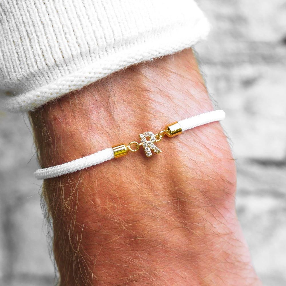 Pulseras Ajustables con Iniciales 1+1 Gratis