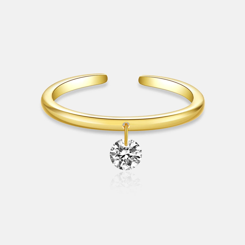 Anillo de Diamante Circular