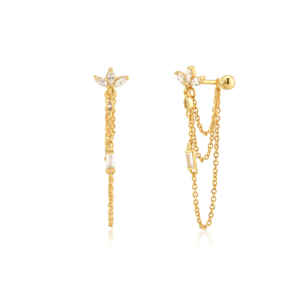 Pendientes de Stud de Cartílago Trio
