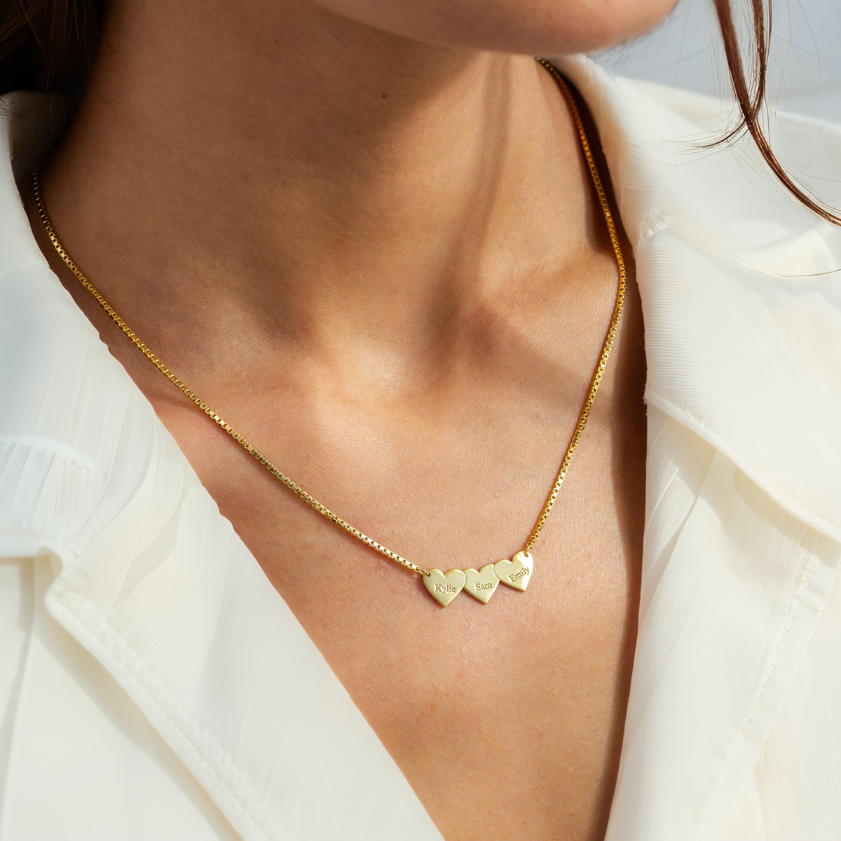 Collar Personalizado de Corazón con Nombre