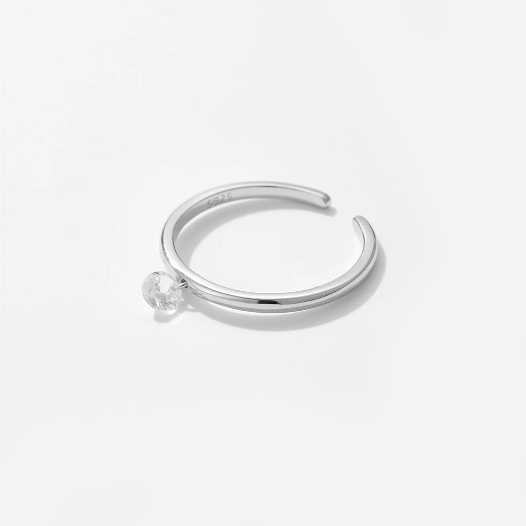 Anillo de Diamante Circular