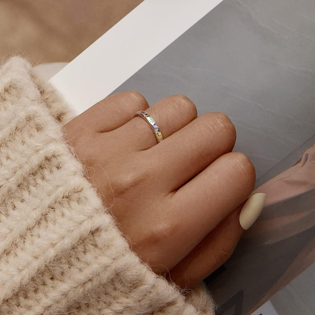 Anillo con Diseño de Huella