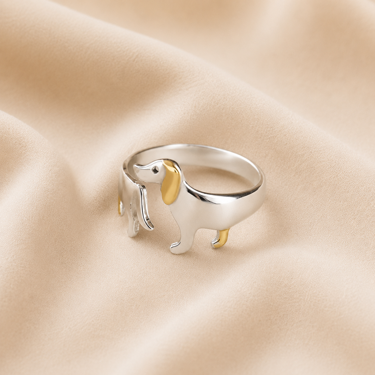 Anillo de Dachshund – Ajuste Ajustable