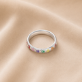 Anillo con Diseño de Huella