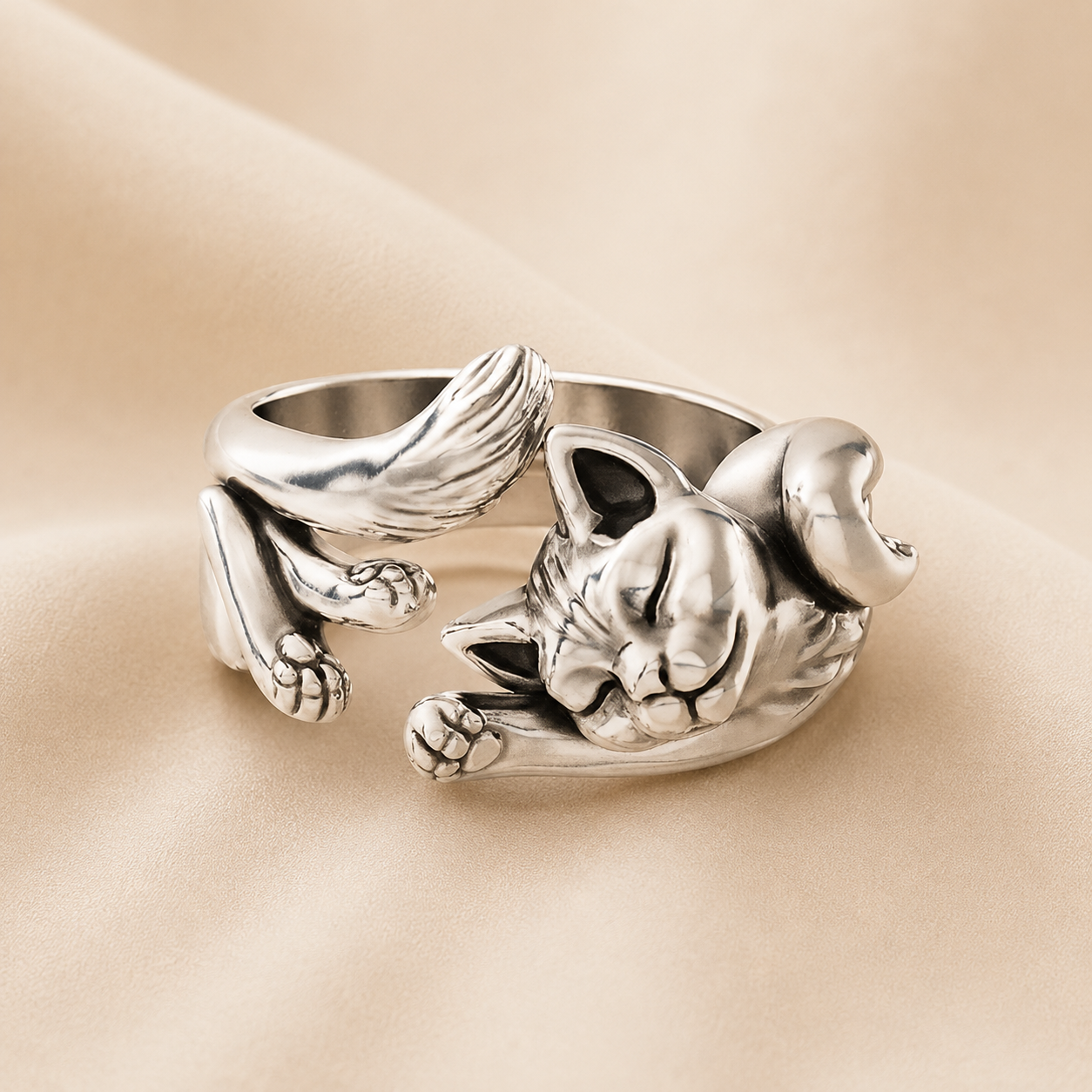 Anillo Gato Sereno