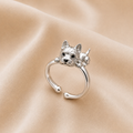 Anillo Ajustable de Estilo Retro para Perros