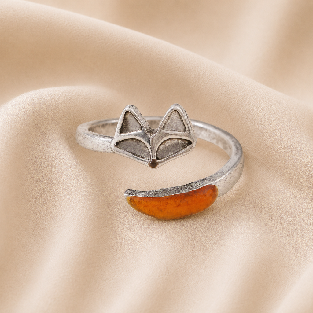 Anillo Vintage de Espíritu de Zorro