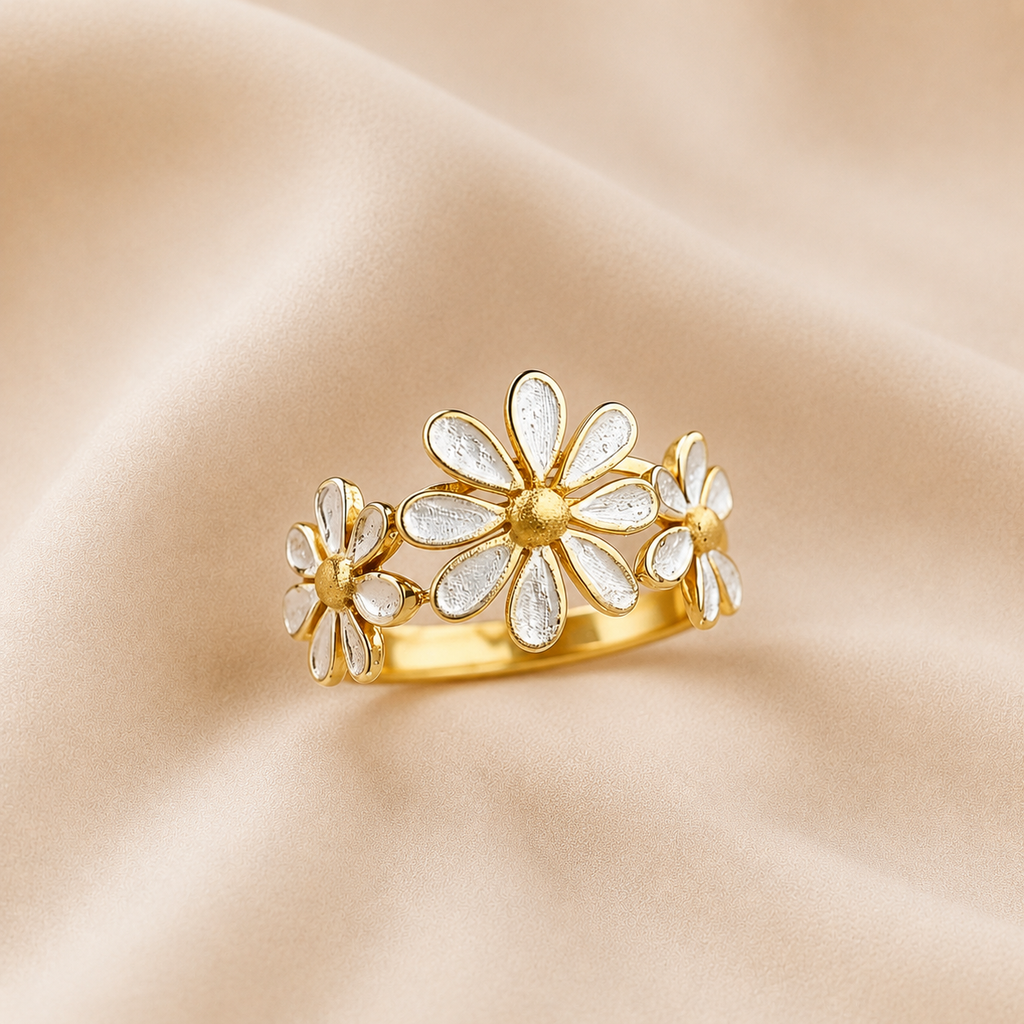 Anillo de Oro Daisy