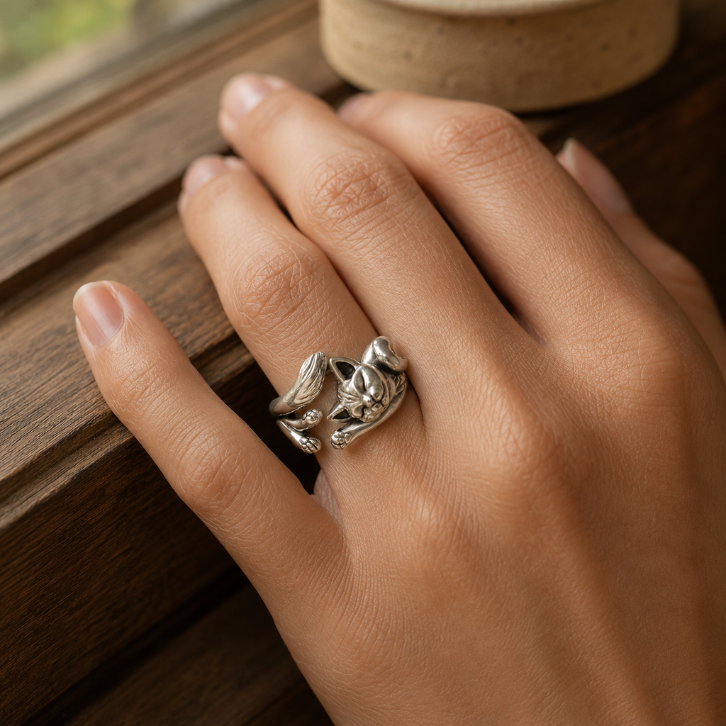 Anillo Gato Sereno