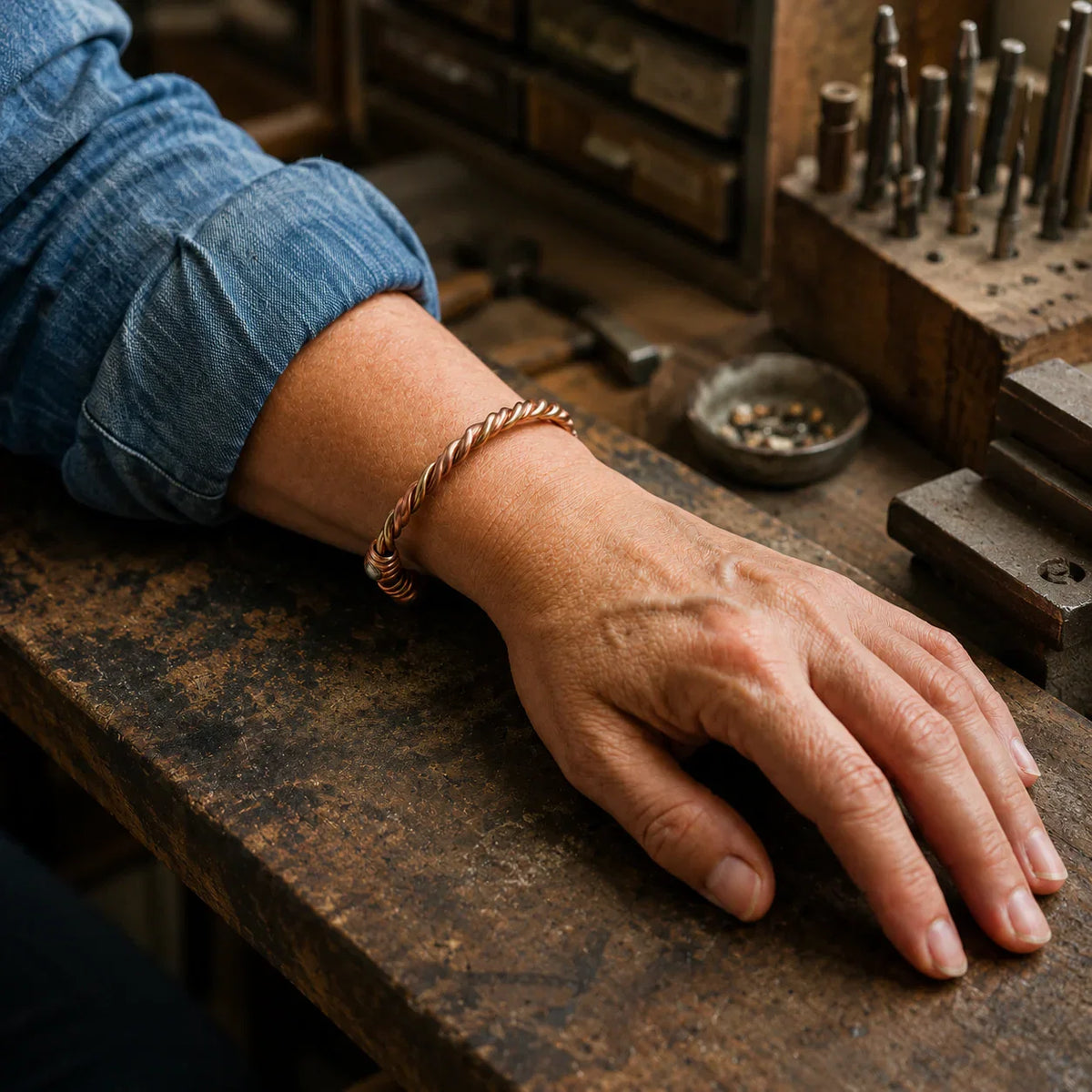 Orfebre Madrid - Pulsera de Cobre Río