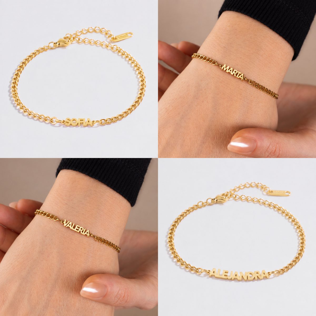 Pulsera de Nombre Personalizada