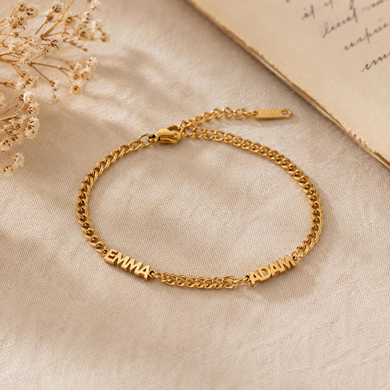 Pulsera de Nombre Personalizada
