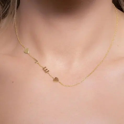 Collar Inicial Personalizado Horizontal