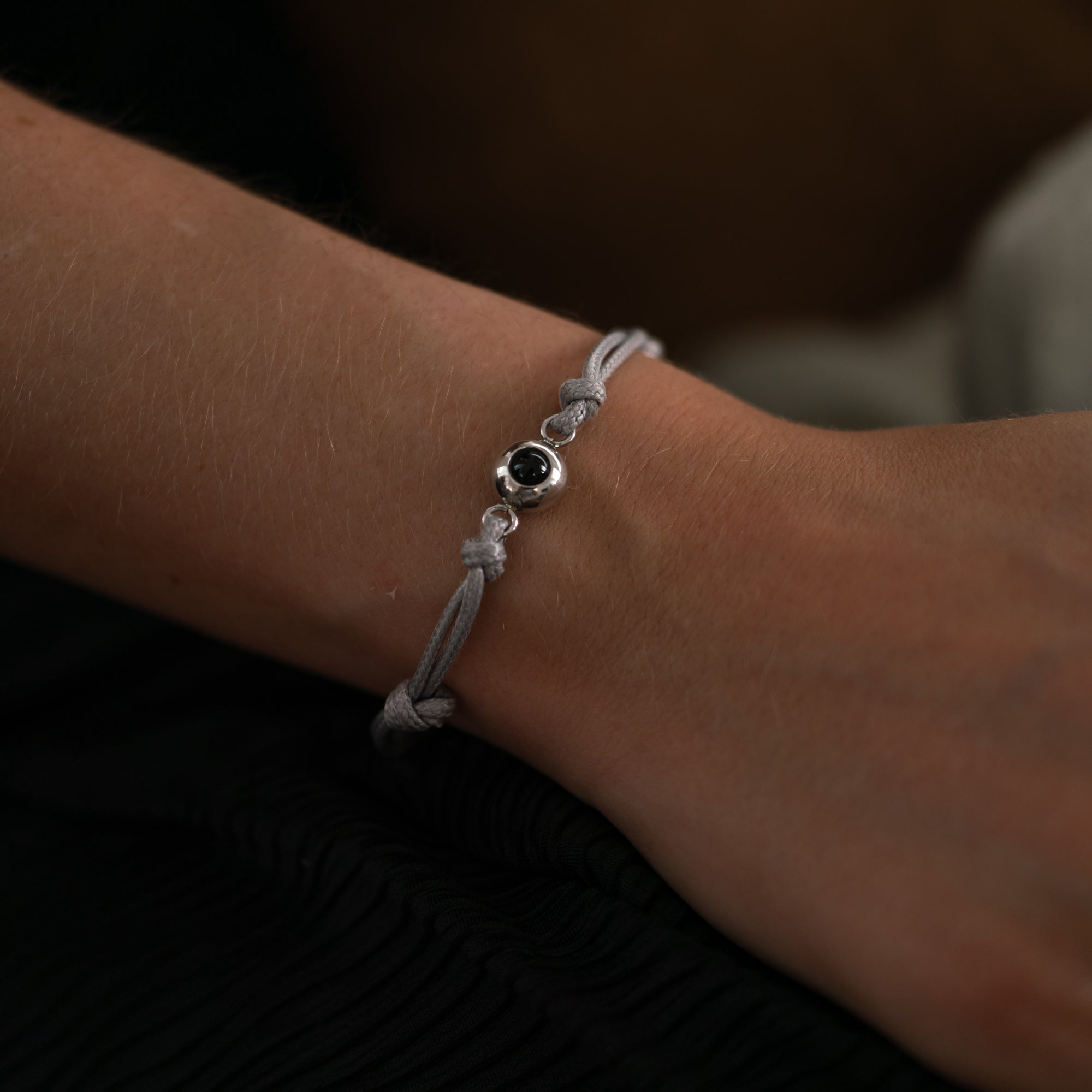Pulsera con foto personalizada - Nudo marinero