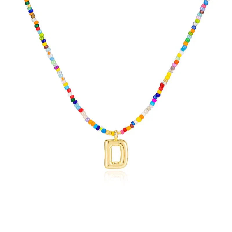 Collar de Inicial Colorida