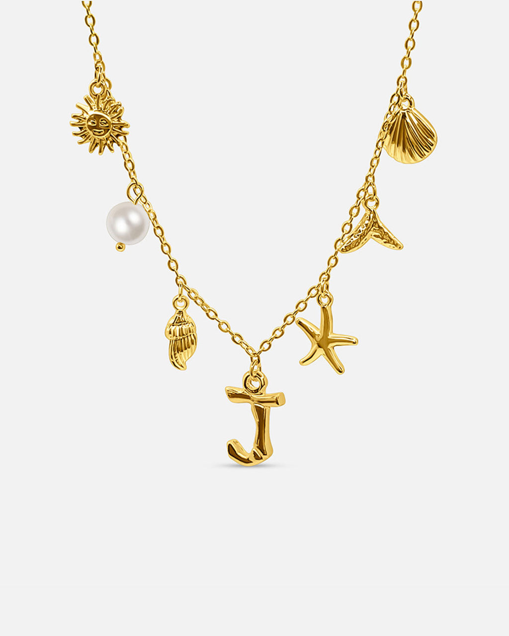 Collar de Letra de Oro Oceánico