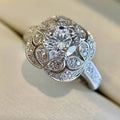 Anillo Vintage de Plata Brillante