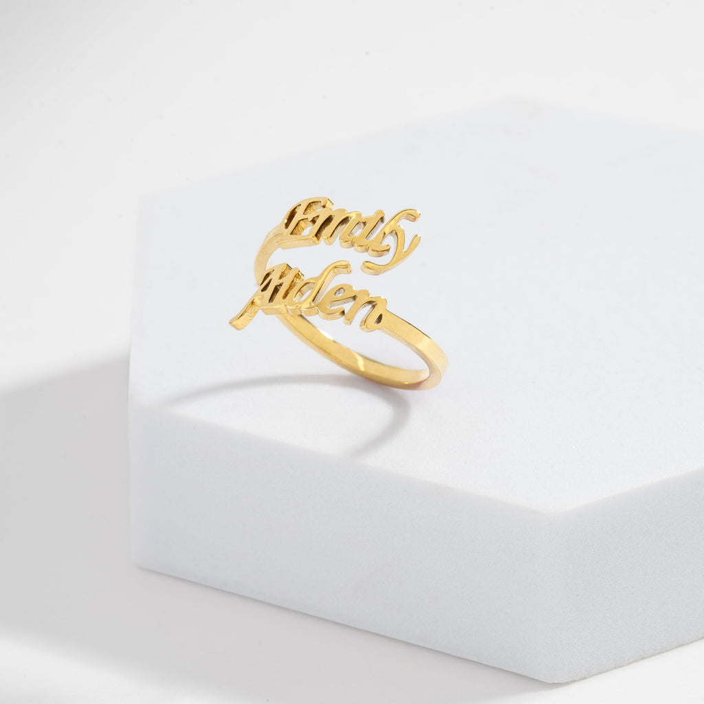 Anillo de Nombre Personalizado