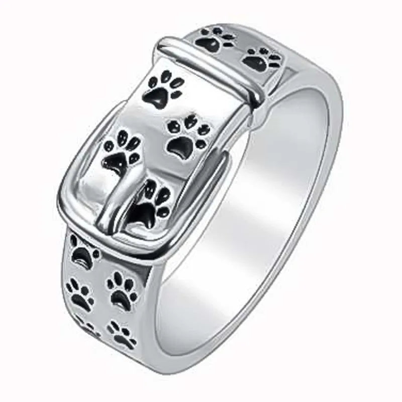 Collar Anillo Inspirado en Perros, Bonito y Estiloso