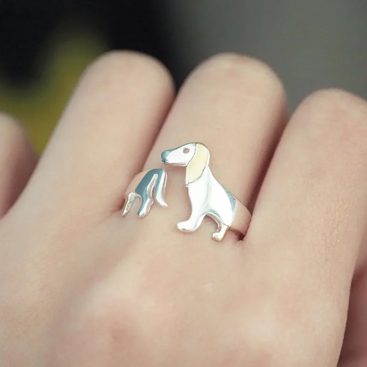 Anillo de Dachshund – Ajuste Ajustable