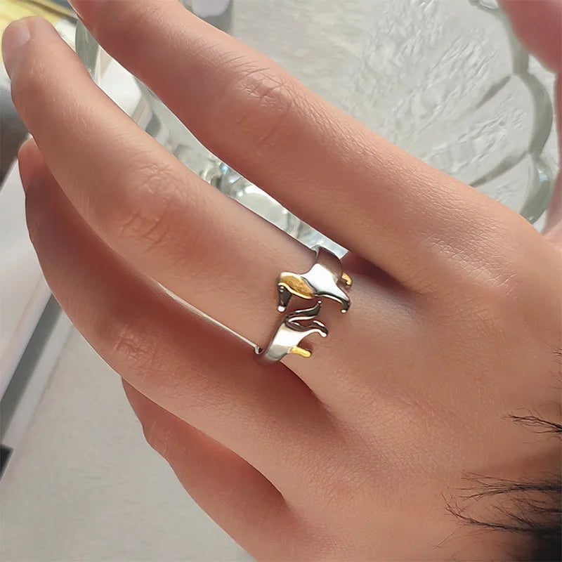 Anillo de Dachshund – Ajuste Ajustable