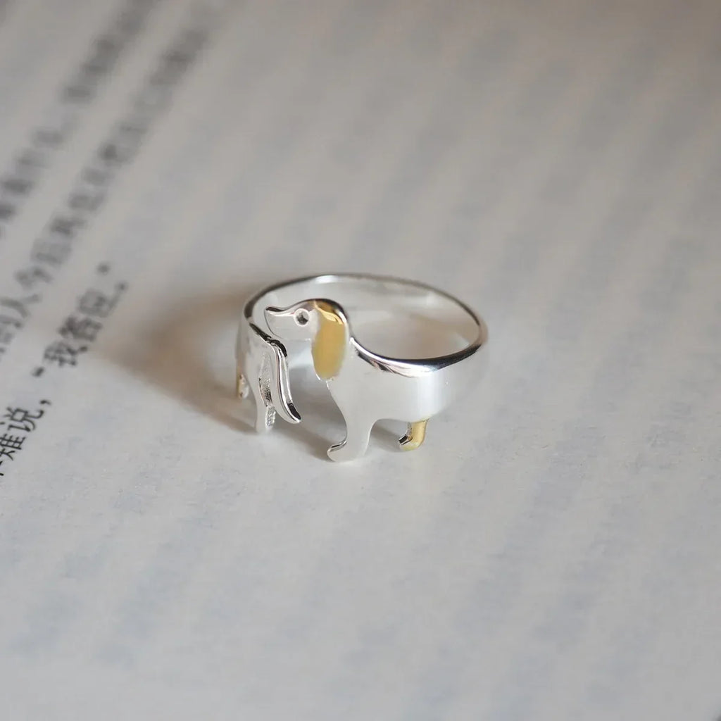 Anillo de Dachshund – Ajuste Ajustable