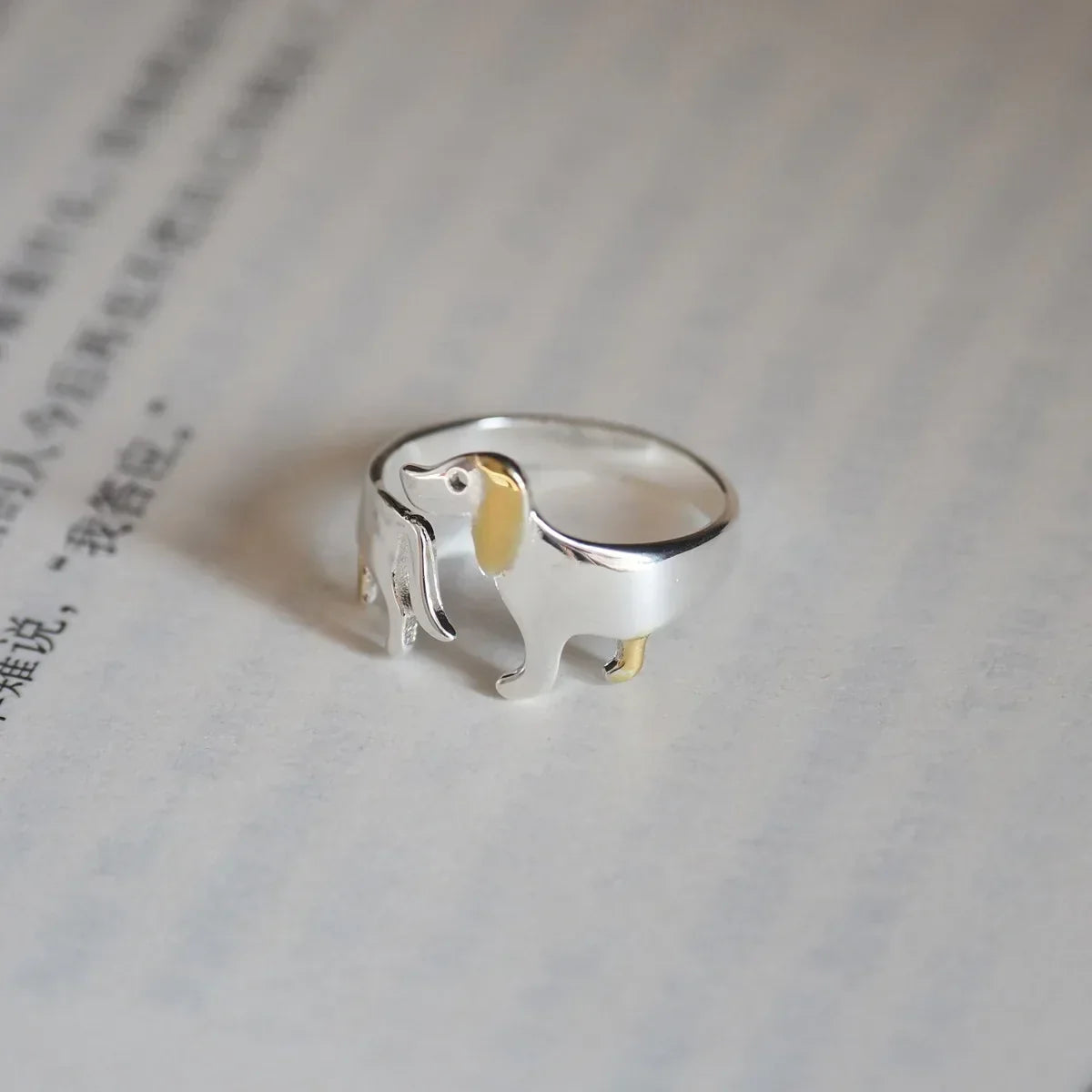 Anillo de Dachshund – Ajuste Ajustable