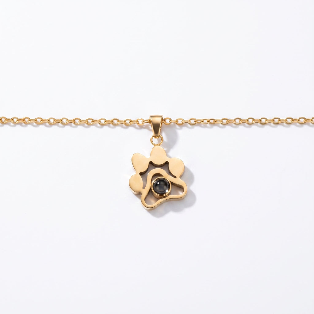 Collar personalizado con huella y foto
