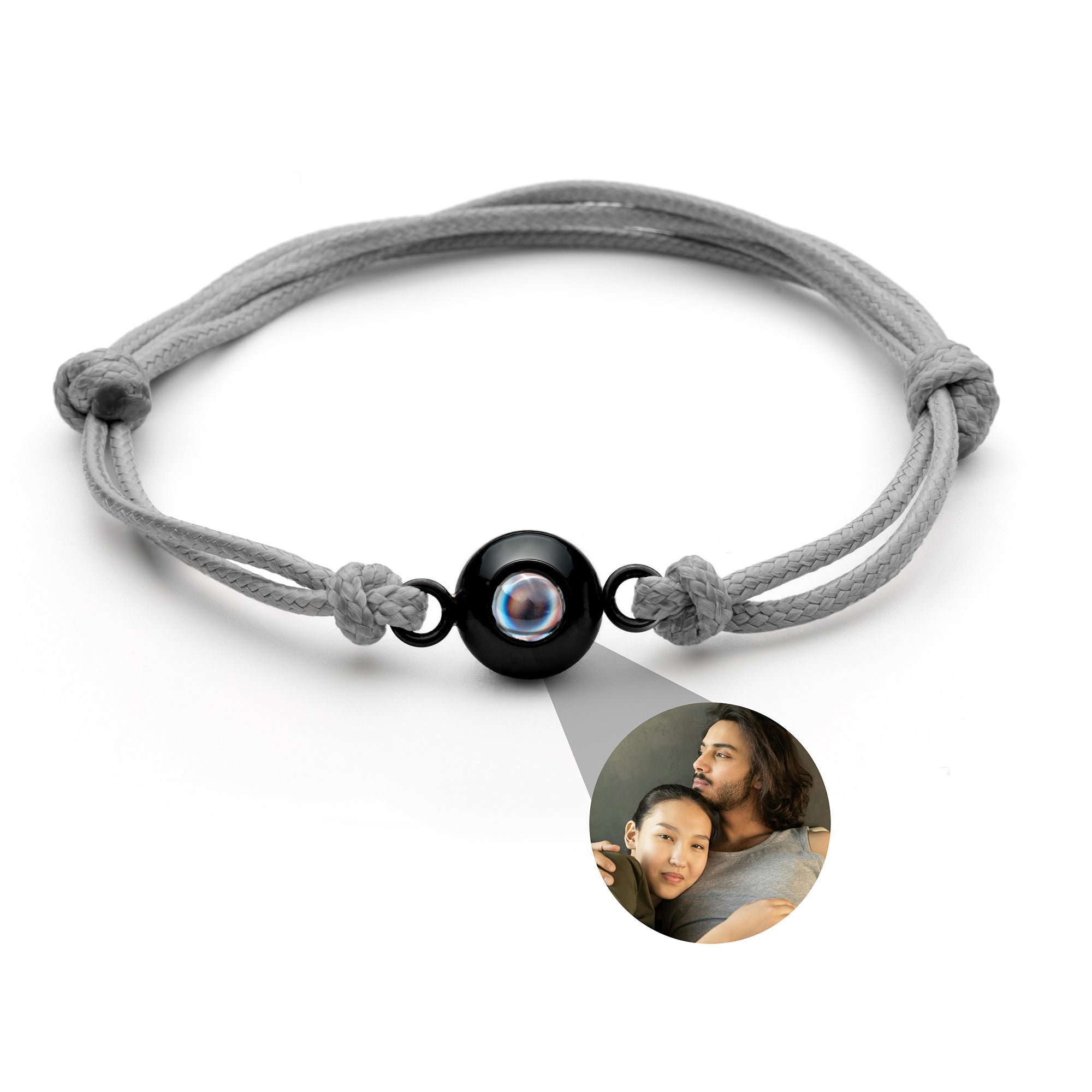 Pulsera con foto personalizada - Nudo marinero