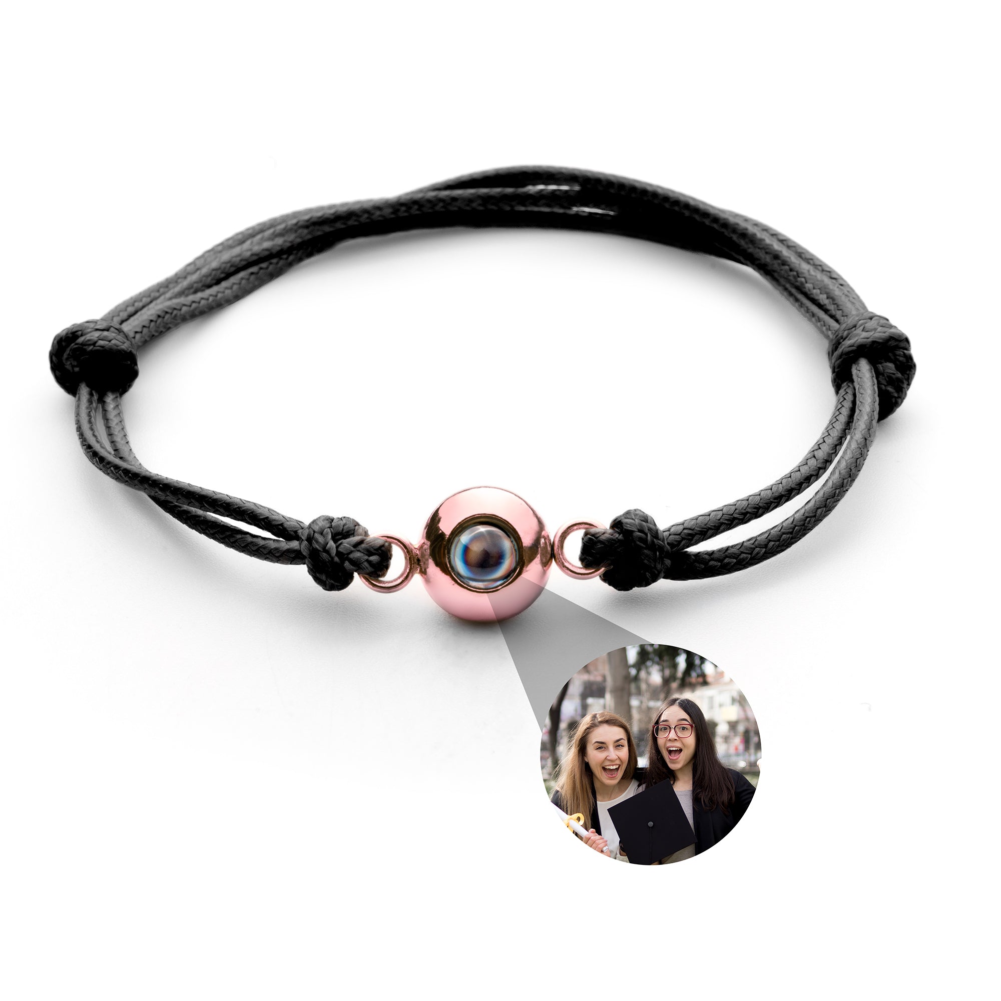 Pulsera con foto personalizada - Nudo marinero
