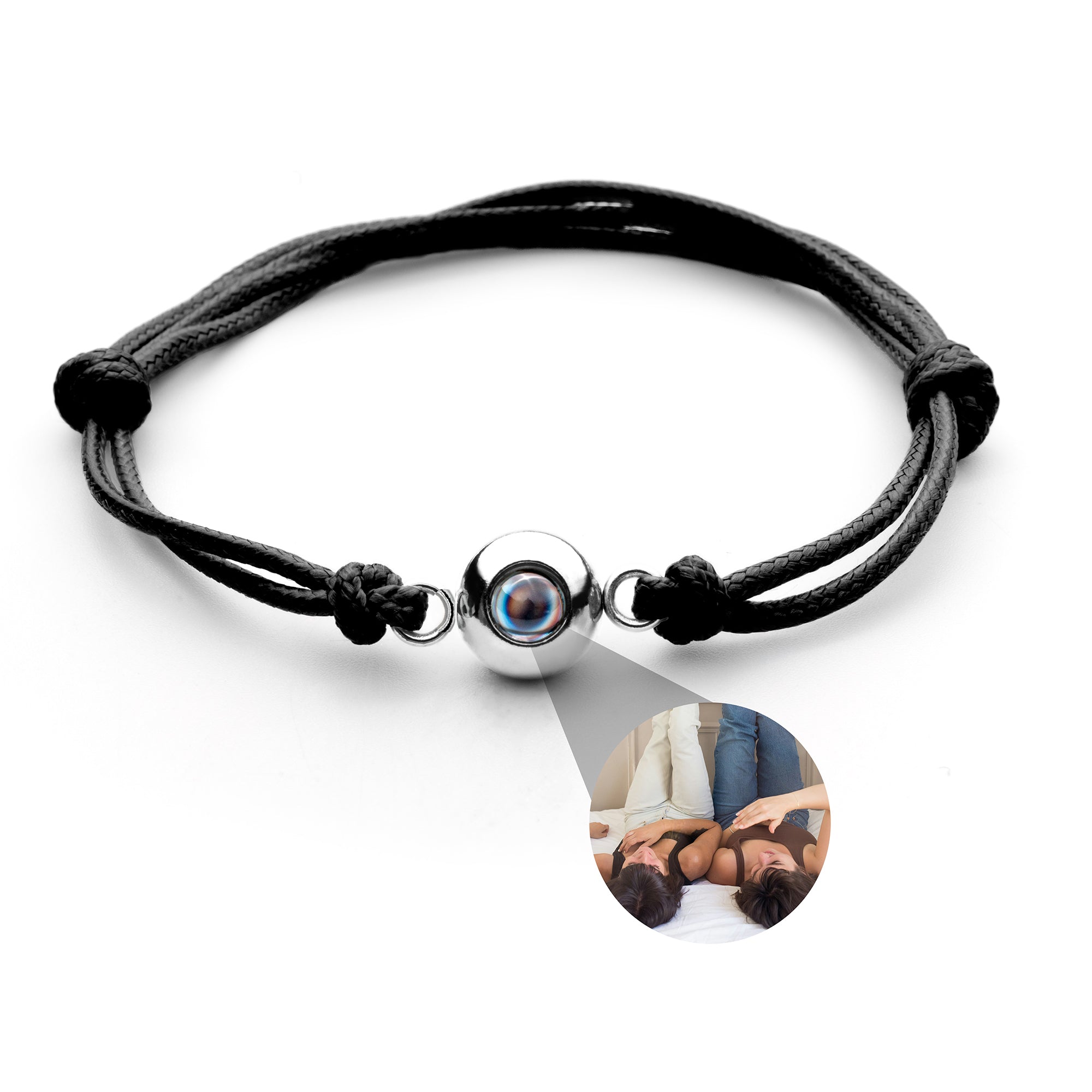 Pulsera con foto personalizada - Nudo marinero