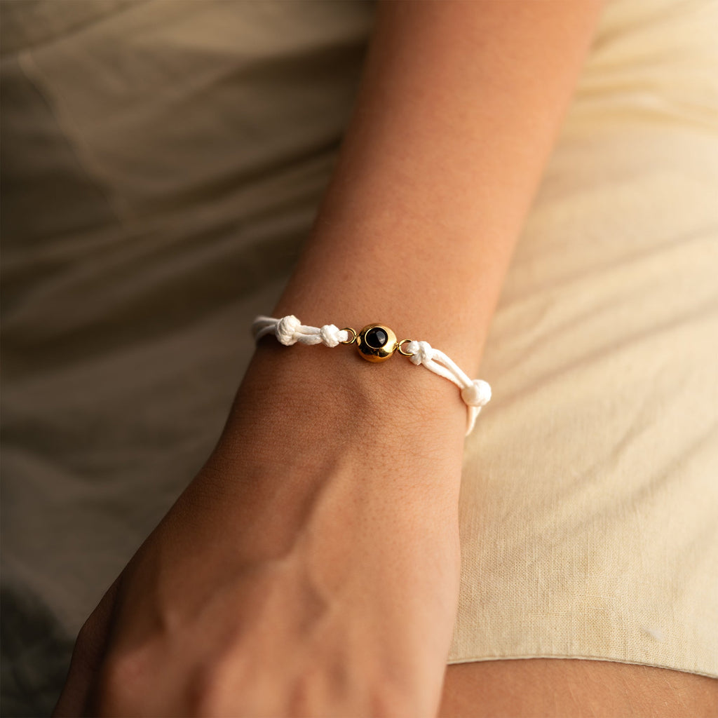 Pulsera con foto personalizada - Nudo marinero