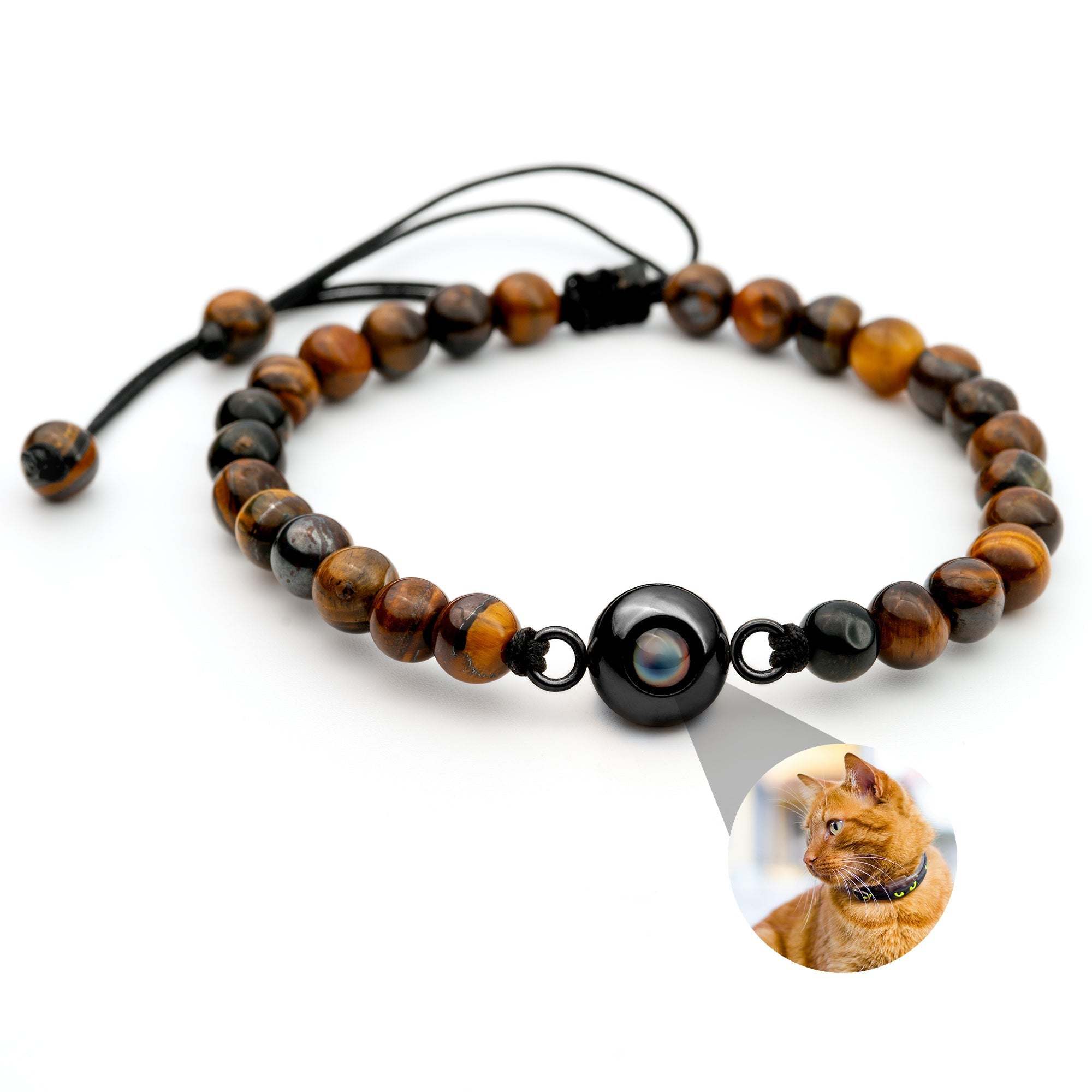 Pulsera con foto personalizada - Collar de perlas
