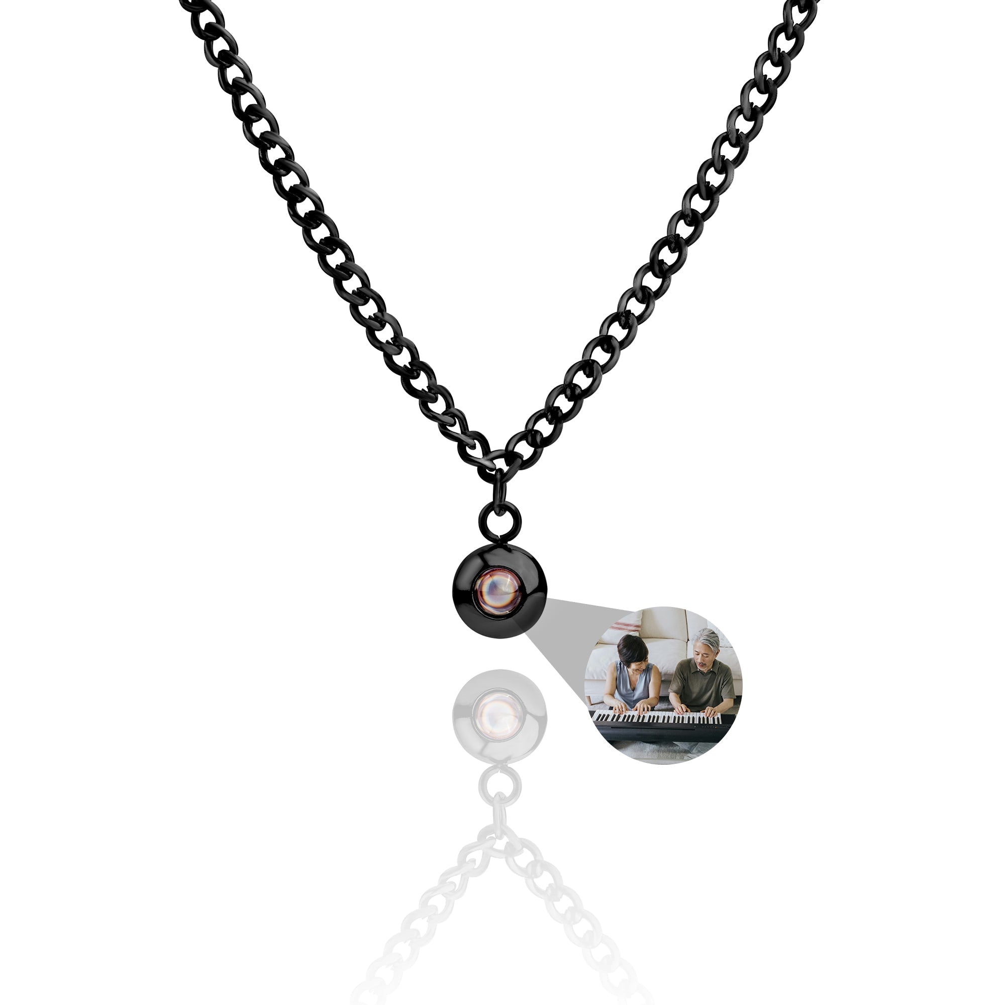 Collar con foto personalizada - Cadena Cubana