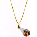 Collar con foto personalizada - Cadena de bolas