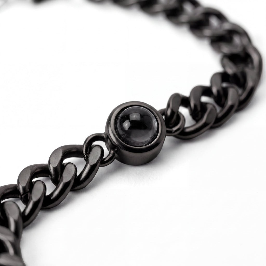 Pulsera con foto personalizada - Cadena Cubana