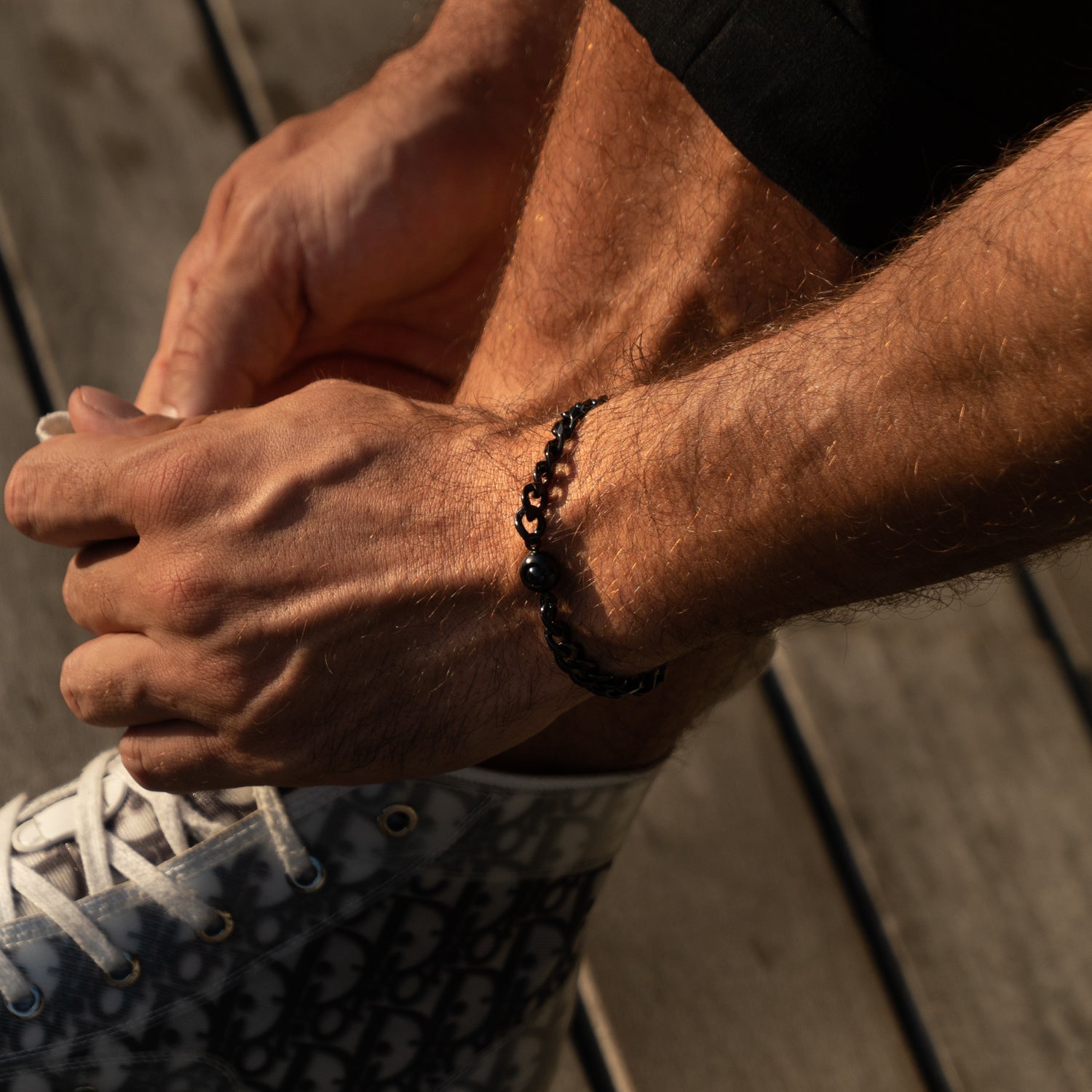 Pulsera con foto personalizada - Cadena Cubana