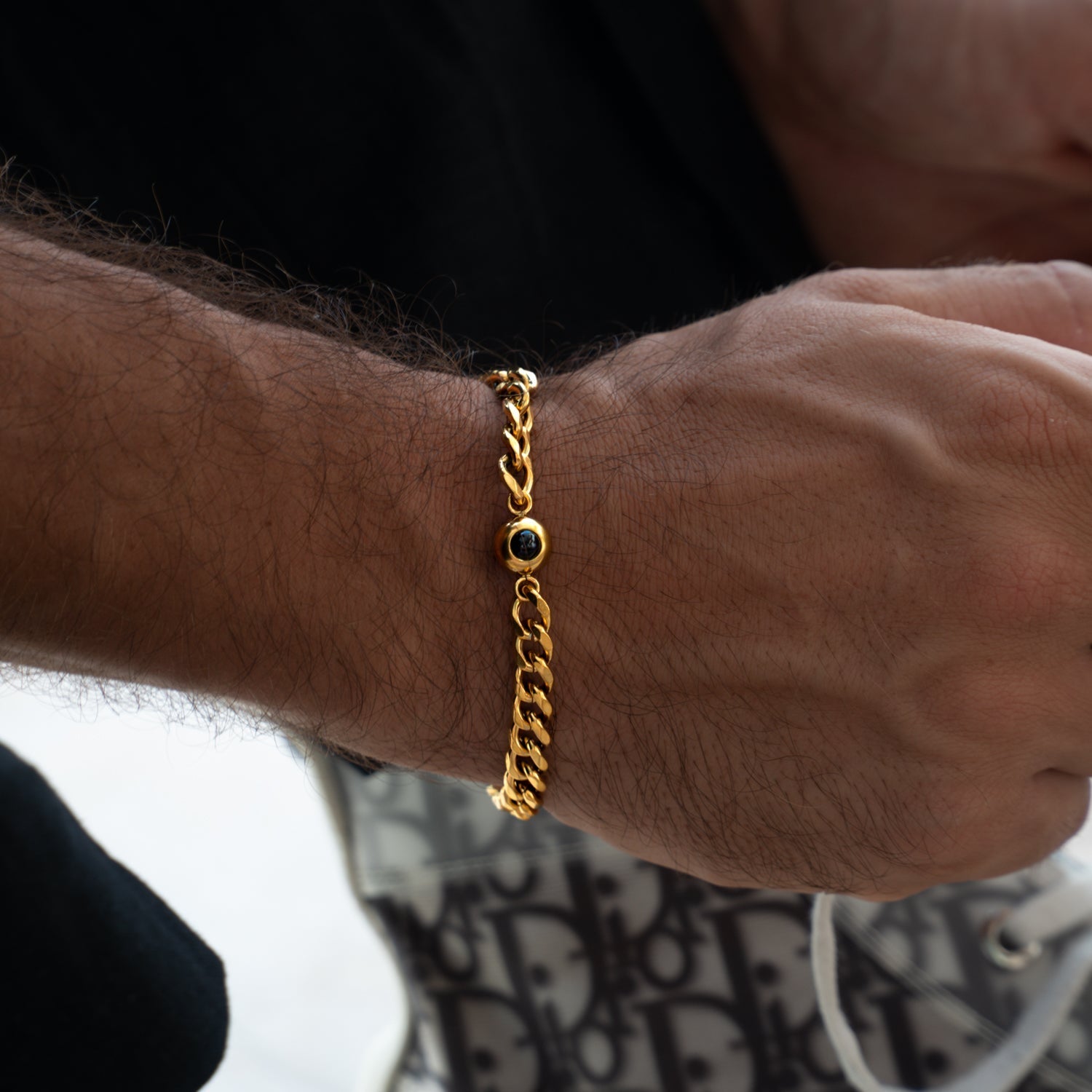 Pulsera con foto personalizada - Cadena Cubana