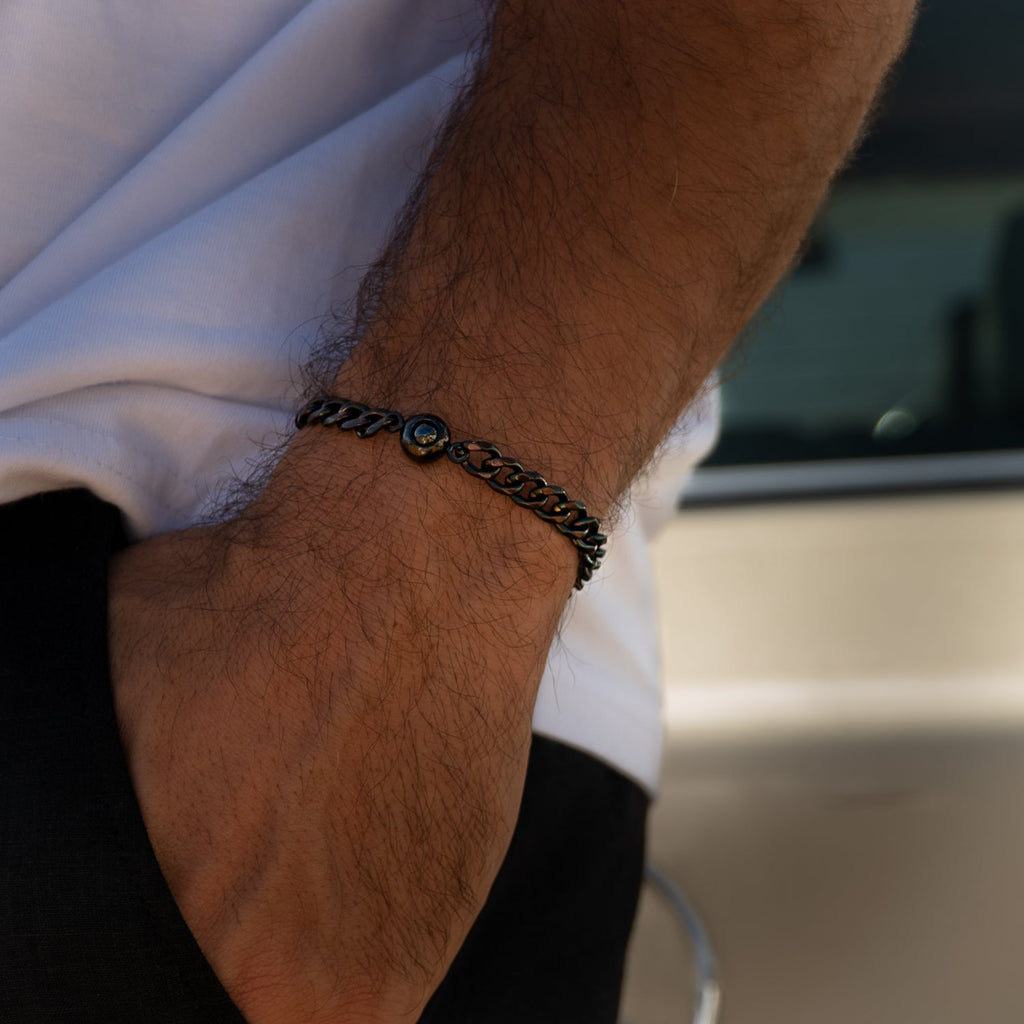 Pulsera con foto personalizada - Cadena Cubana