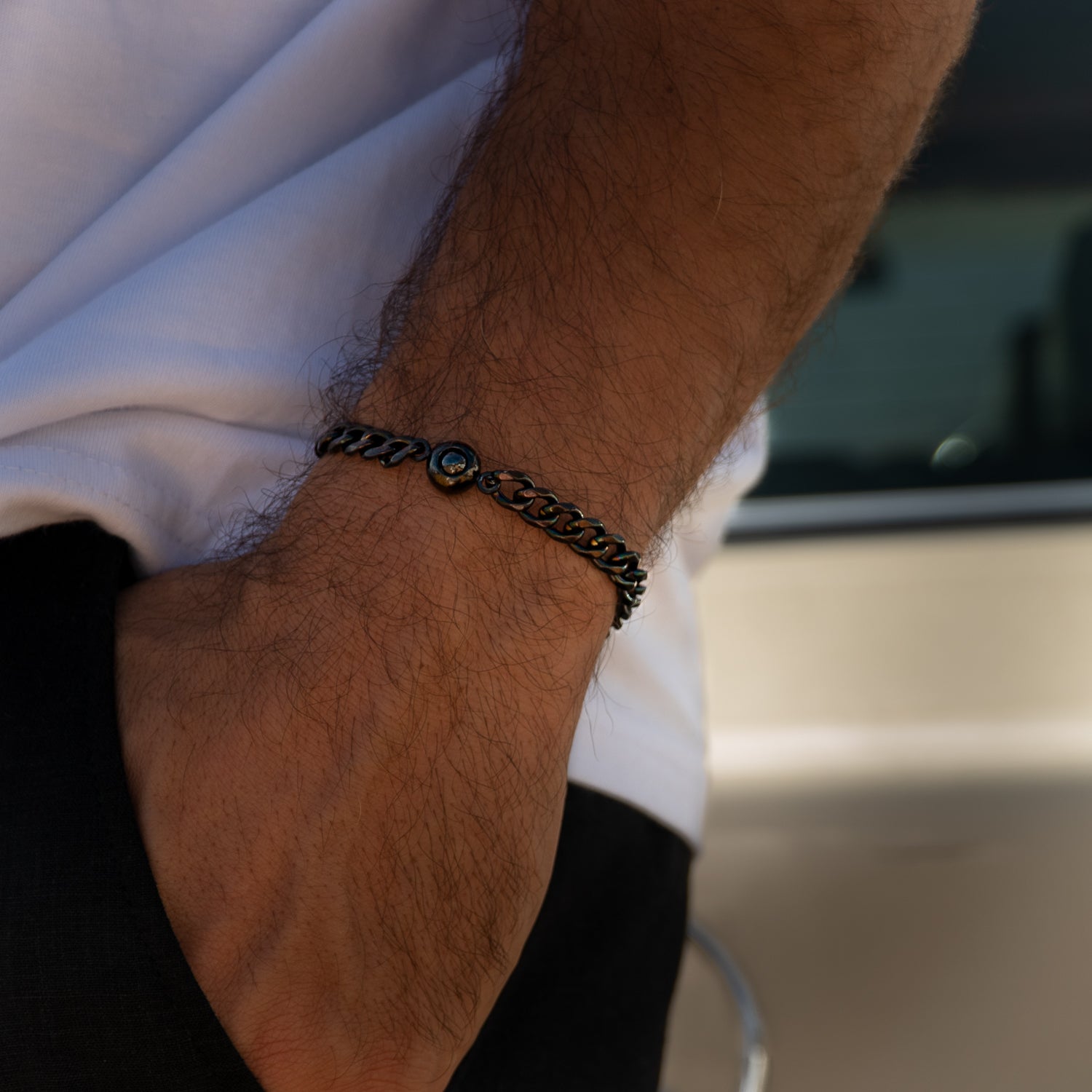 Pulsera con foto personalizada - Cadena Cubana