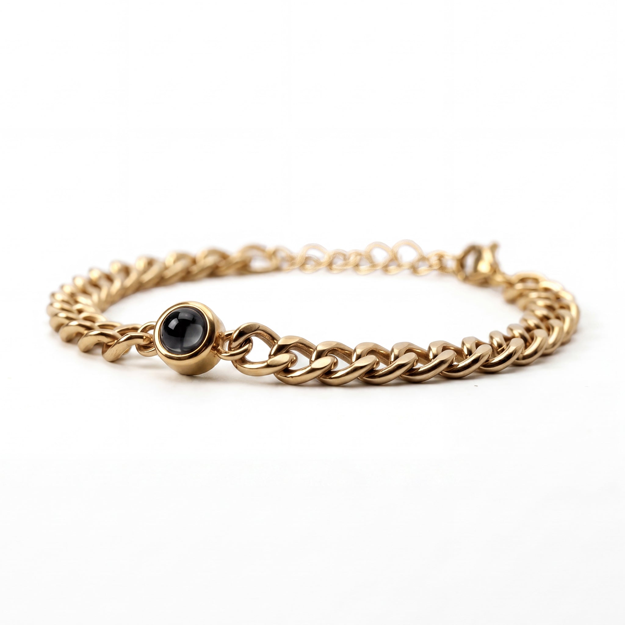 Pulsera con foto personalizada - Cadena Cubana